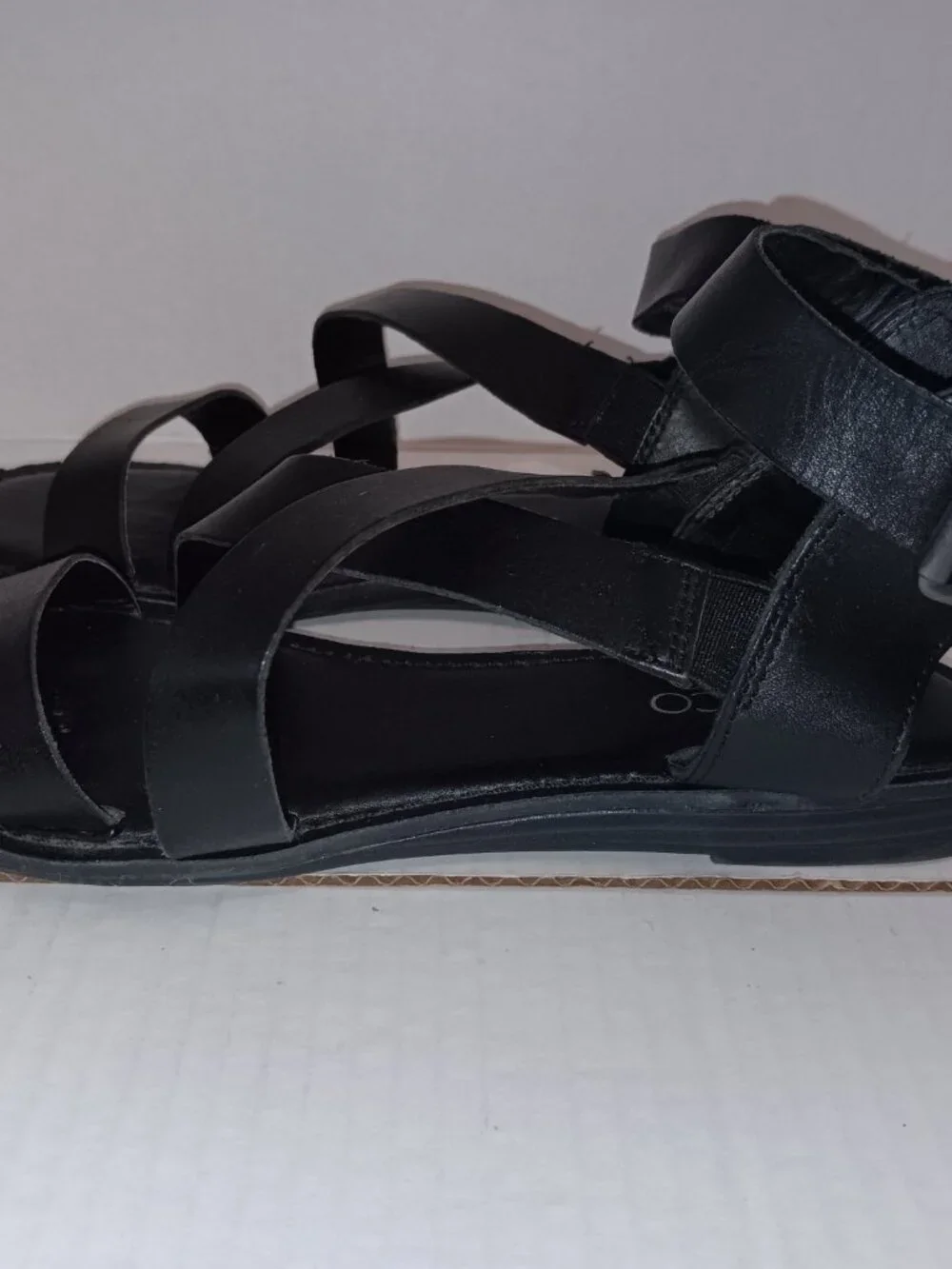 FRANCO SARTO ANKLE STRAP LEATHER UPPER GWENYTH GALIATOR SANDALS - Picture 8 of 10